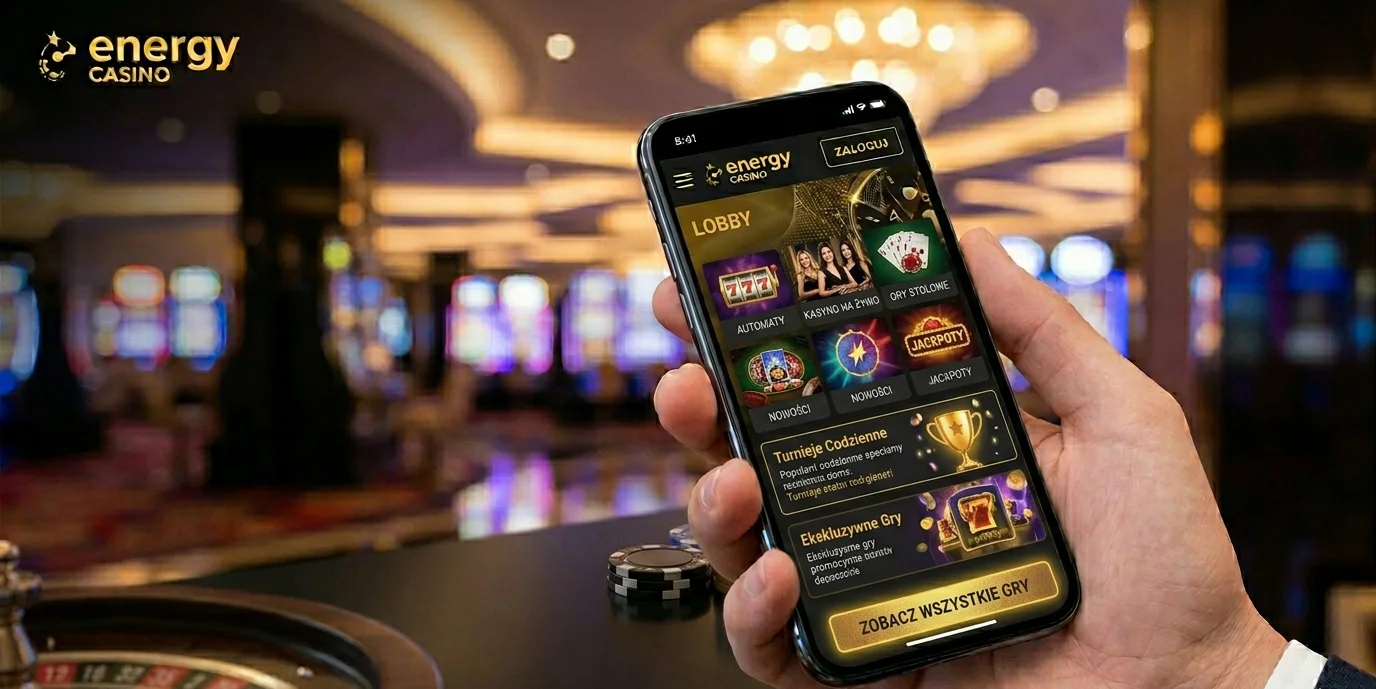 Kategorie gier Energy Casino na telefonie mobilnym