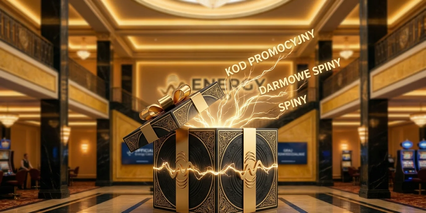 Kod promocyjny Energy Casino — skrzynka z nagrodami i darmowymi spinami